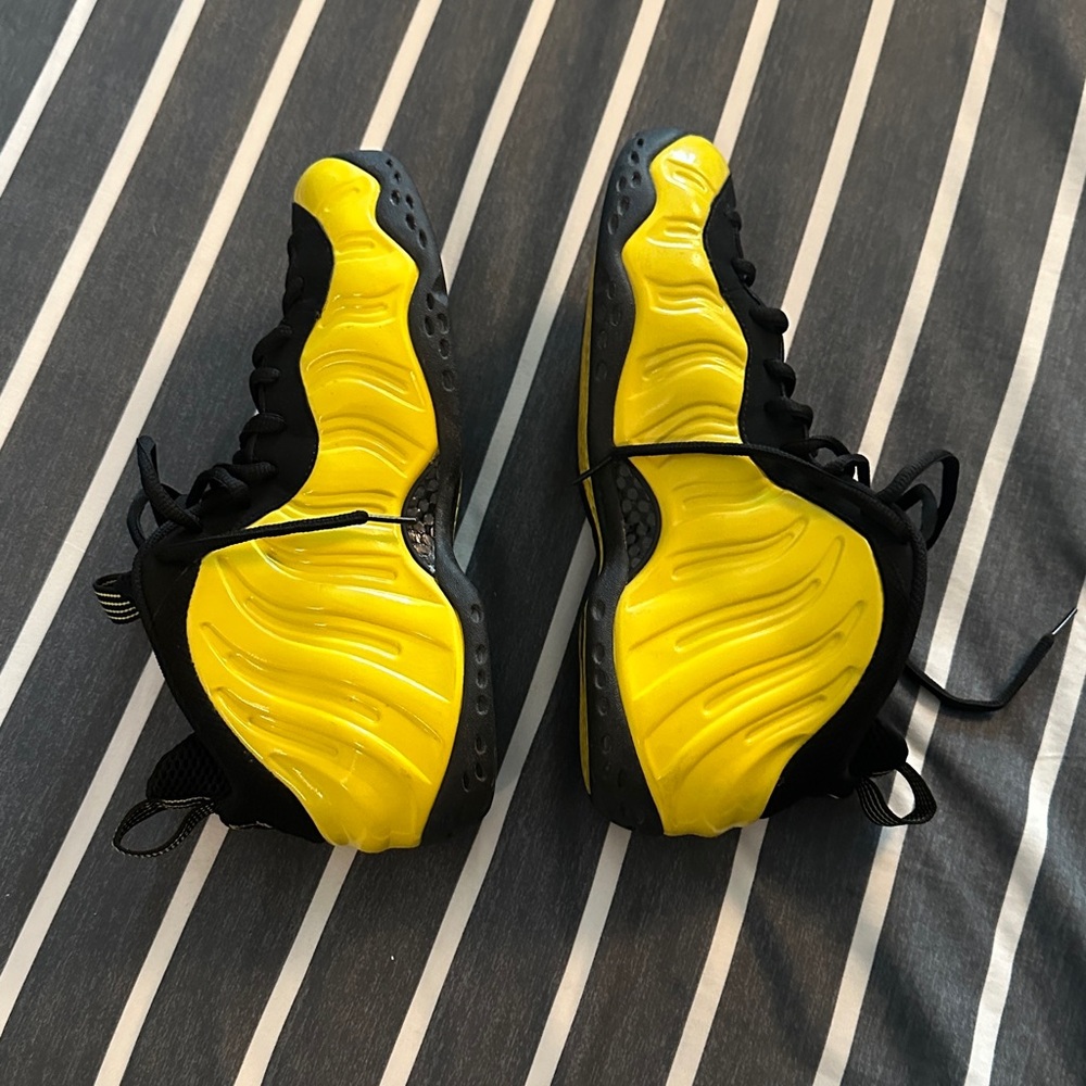 Nike Air Foamposite One Wu-Tang Optic Yellow Sneakers Size US 10